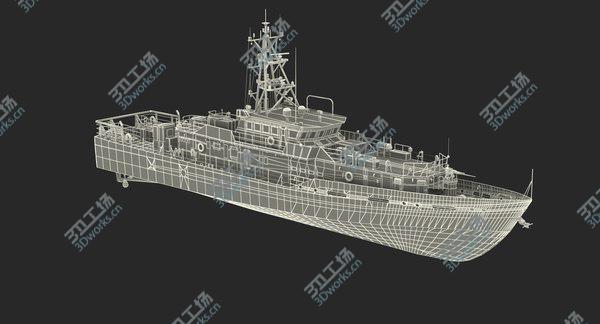 images/goods_img/20210312/Coast Guard Cutter Jacob Poroo Sentinel Class Ship 3D model/4.jpg